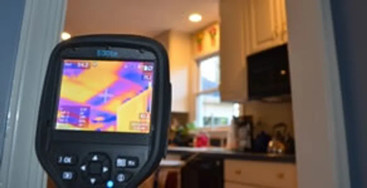 home energy audit service using thermal imaging to evaluate electrical efficiency inside a home in Olathe, KS
