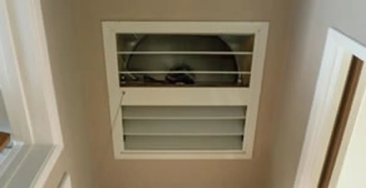 whole house fan installation services with ceiling-mounted ventilation system in Olathe, KS